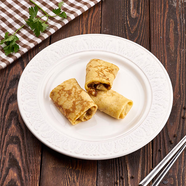 Милти: Блинчики с мясом