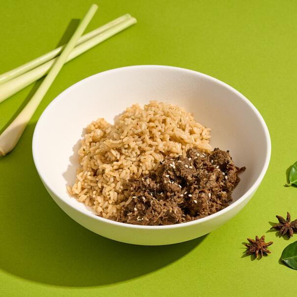 Милти: Ренданг из говядины с тайским рисом