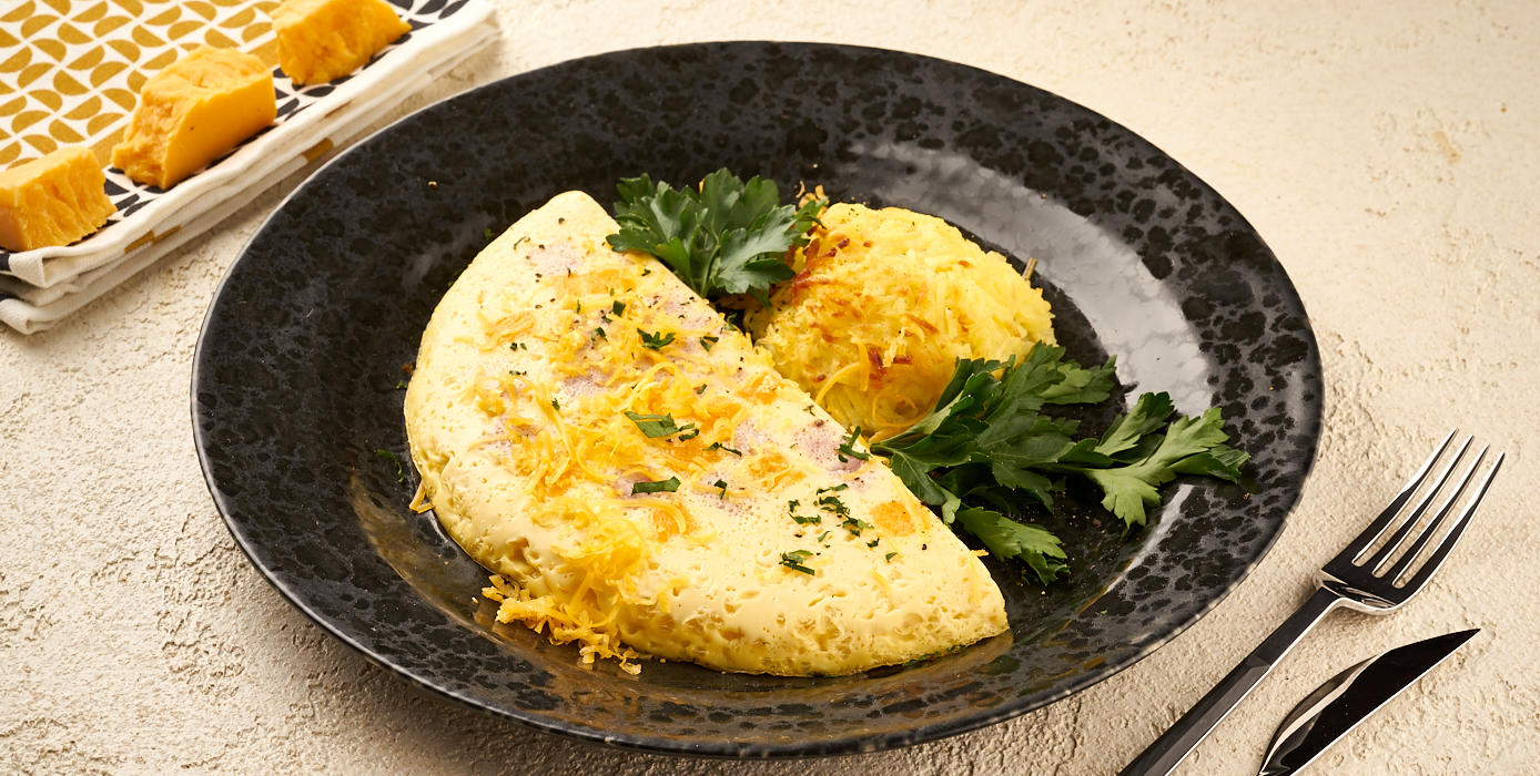 Милти: Омлет с ветчиной из индейки