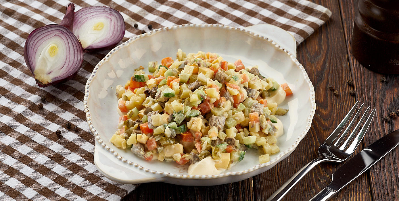 Милти: Салат Оливье