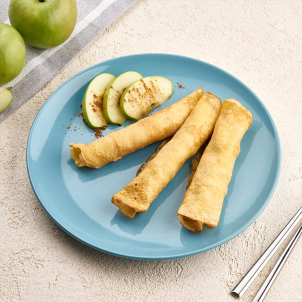 Милти: Блинчики с яблоками