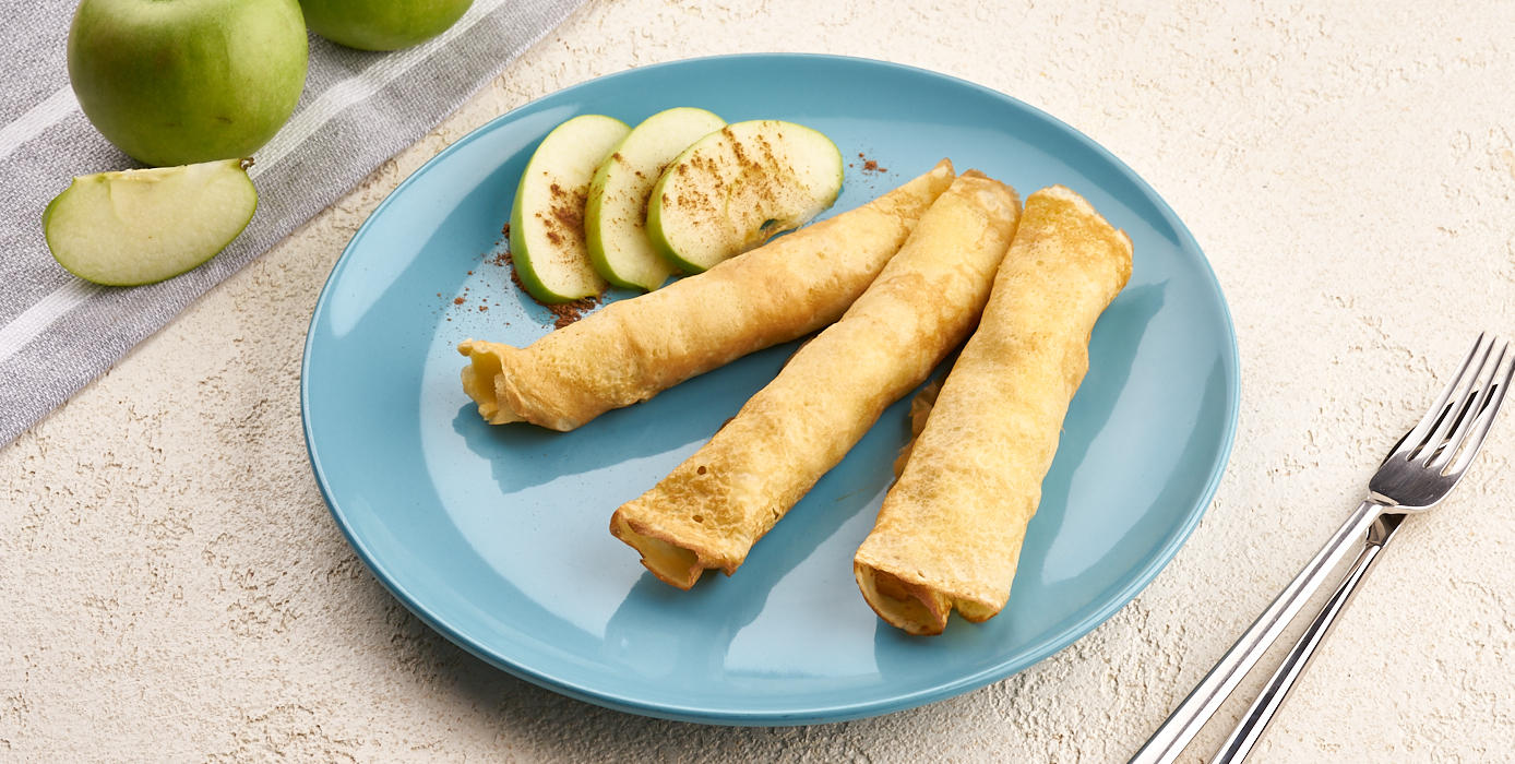 Милти: Блинчики с яблоками