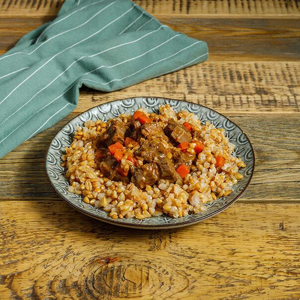 Милти: Говядина по-бургундски с пшеницей (замороженная продукция)