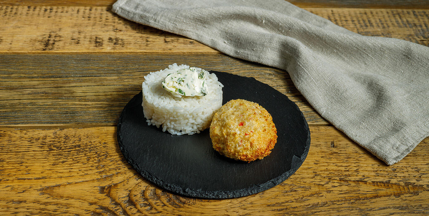 Милти: Краб кейк с ароматным рисом (замороженная продукция)