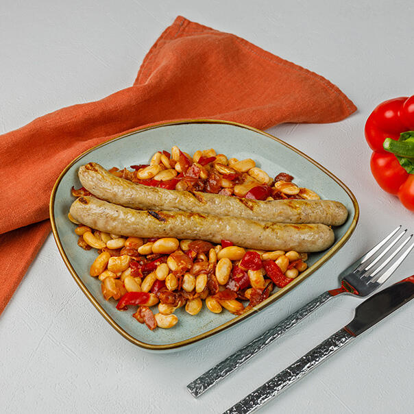 Милти: Кассуле с куриными колбасками