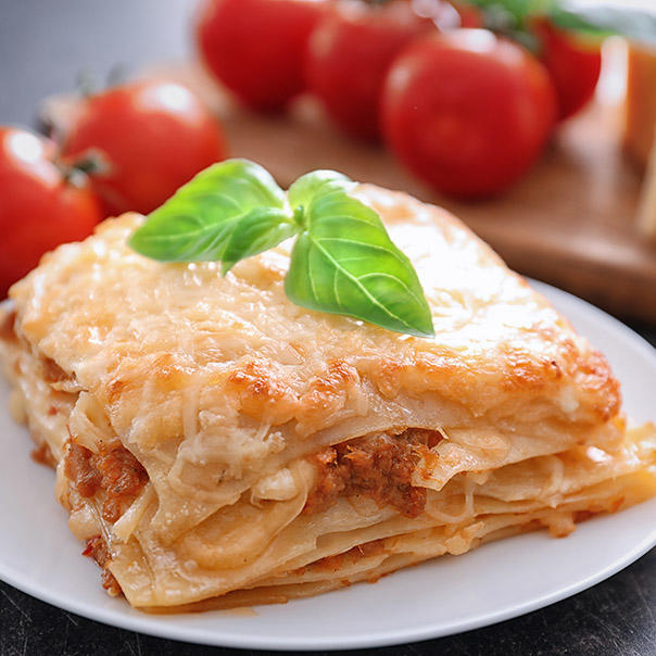 Милти: Лазанья с курицей и пастой из гречневой муки