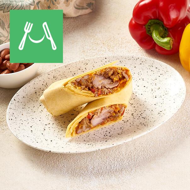 

Милти: Буррито с курицей