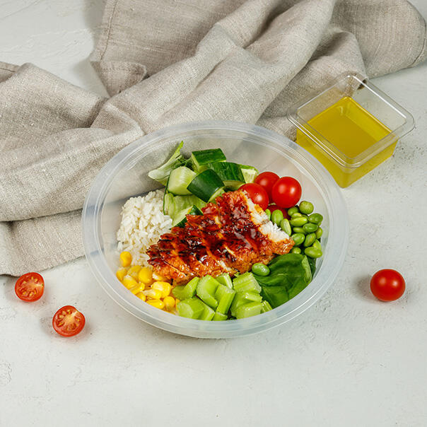 Милти: Зеленый боул с угрем и рисом