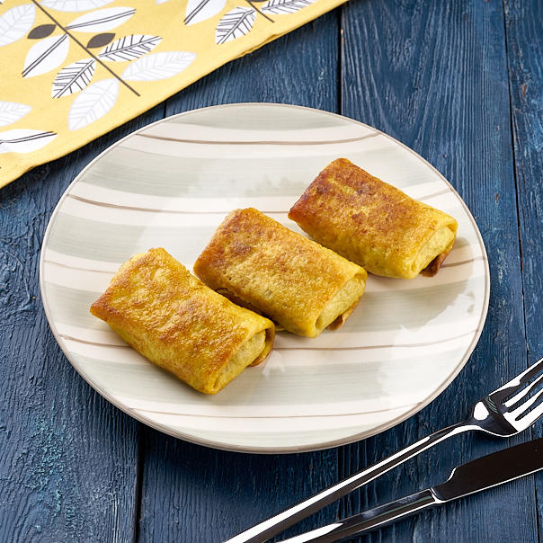 Милти: Кукурузные блинчики с печенью индейки