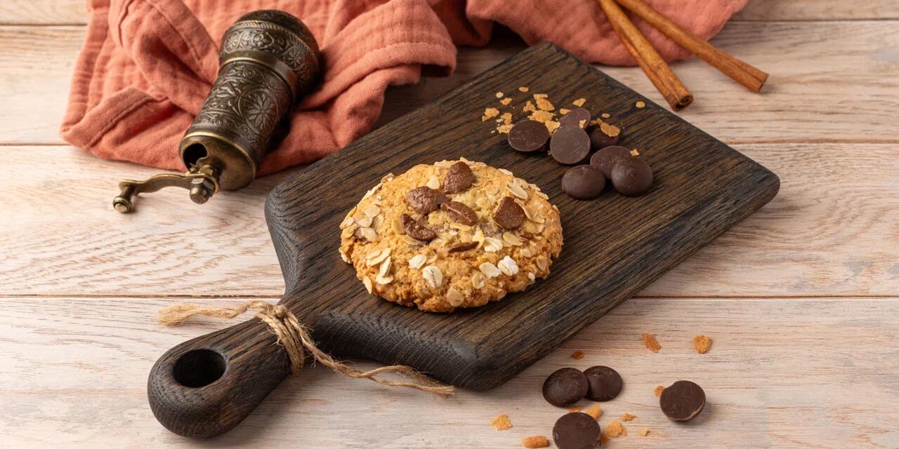 Милти: Овсяное печенье с молочным шоколадом