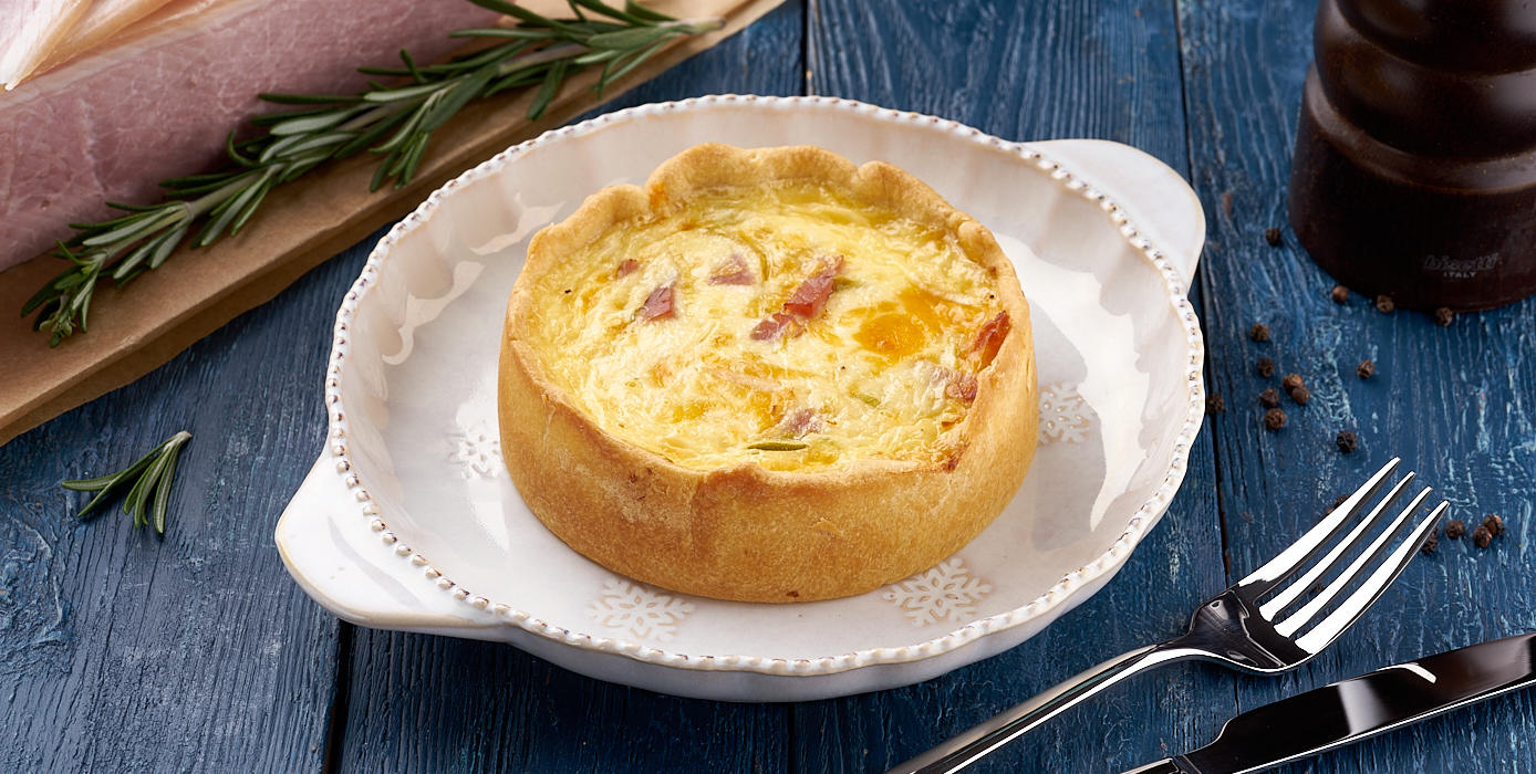 Милти: Киш лорен классический, с ветчиной и сыром