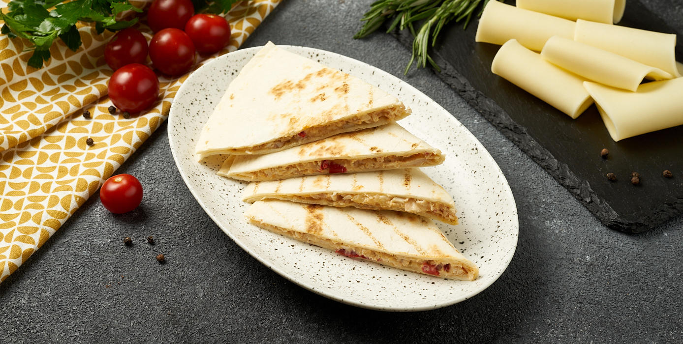 Милти: Кесадилья с курицей