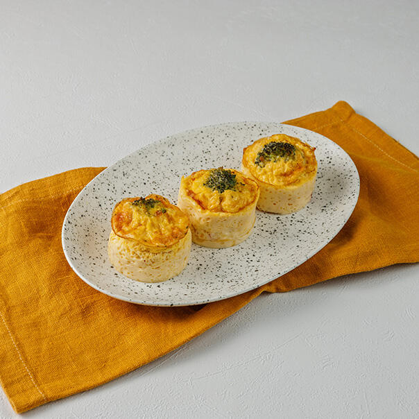 Милти: Три мини фритаты с брокколи, томатами и сыром