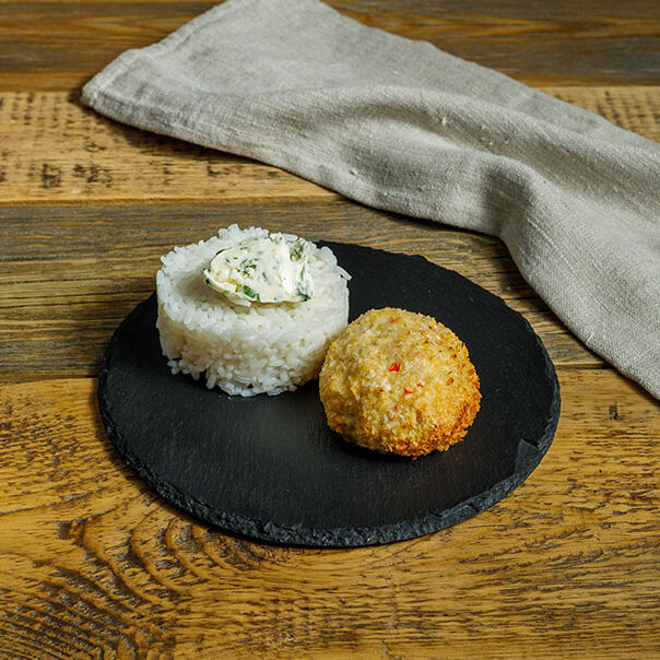 Милти: Краб кейк с ароматным рисом (замороженная продукция)