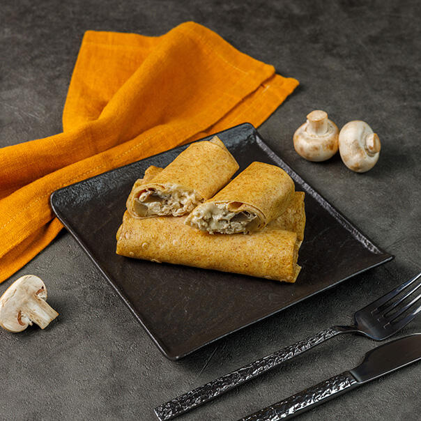 Милти: Блинчики из овсяной муки с ветчиной и сыром